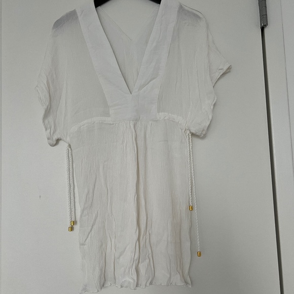 Ralph Lauren White Cover Up/ Tunic - Picture 6 of 10